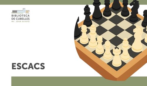 ESCACS: 'Vine a jugar a escacs a la biblioteca!'