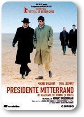 Presidente Mitterrand el paseante del Champ de Mars 