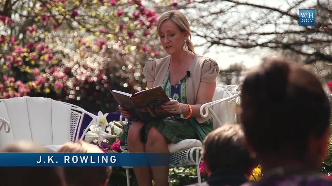 J. K. Rowling at the White House