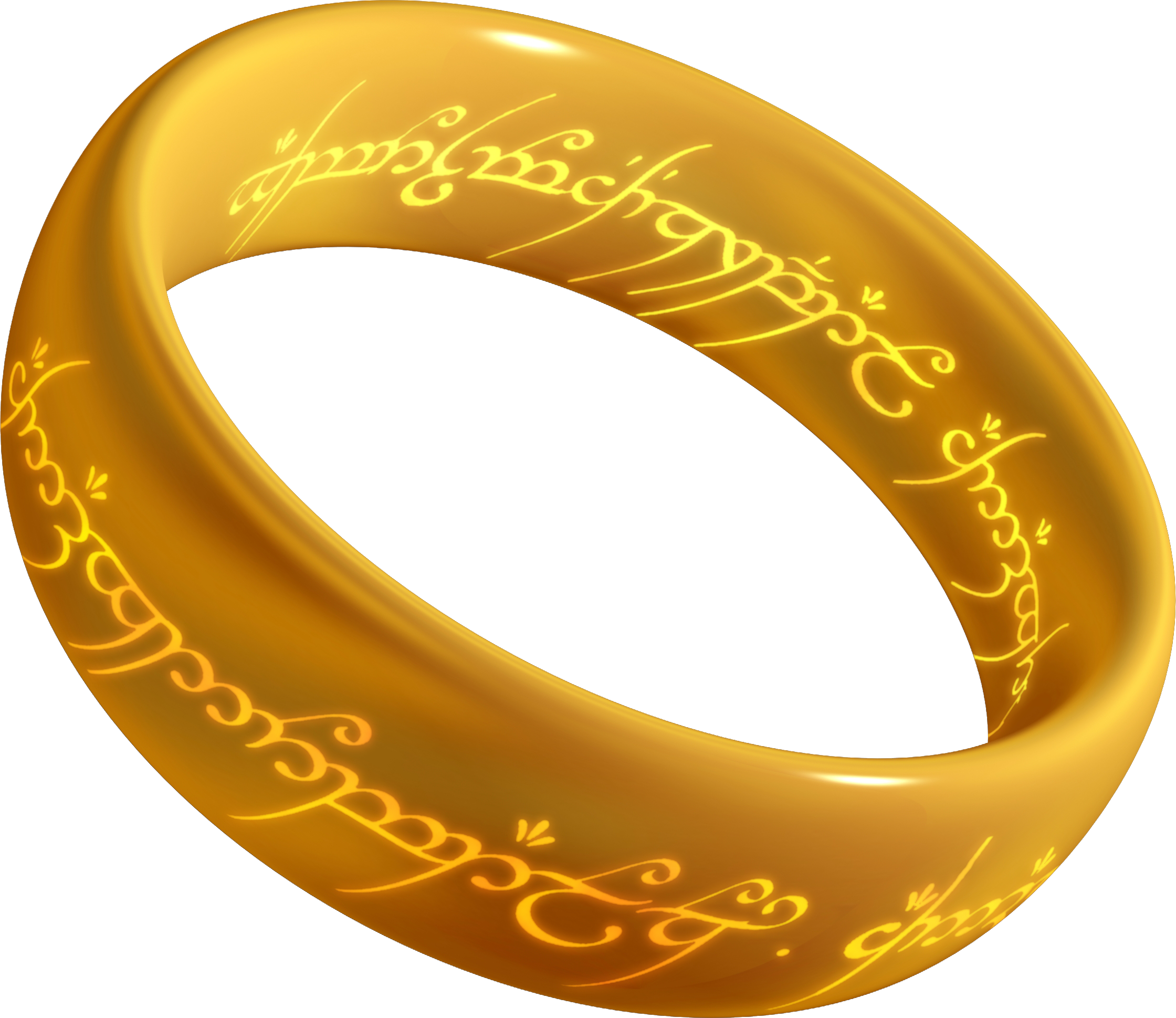 A 3D model of the One Ring